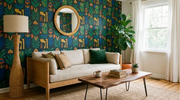 Mẫu giấy dán tường cá tính