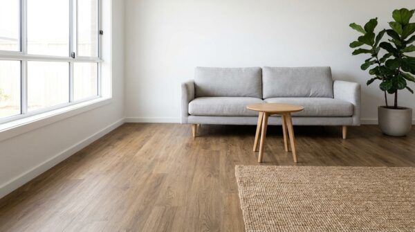 Hình ảnh sàn nhựa phòng khách