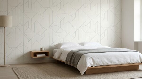 Hình ảnh giấy dán tường phòng ngủ cao cấp