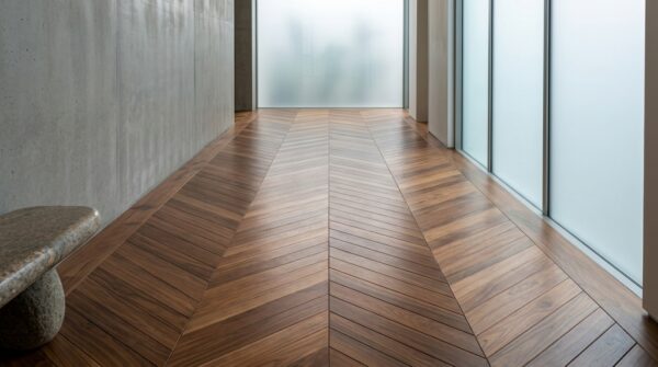 Hình ảnh sàn gỗ xương cá