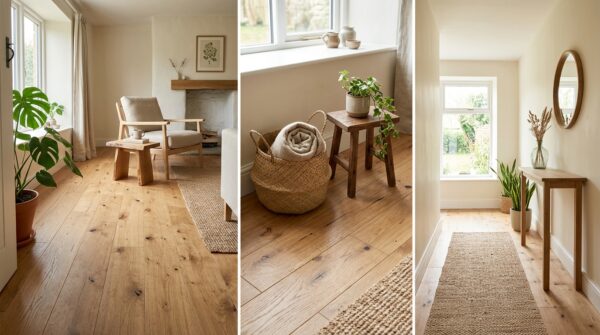 Hình ảnh sàn gỗ trong không gian