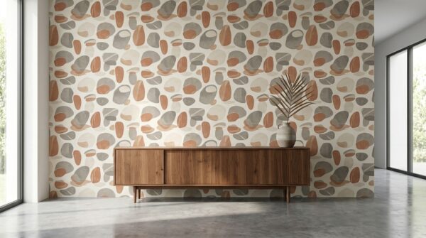 Hình ảnh giấy dán tường tại phòng khách