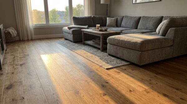 Hình ảnh sàn gỗ phòng khách