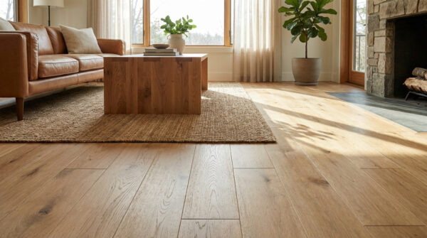 Các mẫu sàn gỗ công nghiệp phòng khách