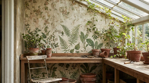 Hình ảnh trang trí bằng giấy dán tường