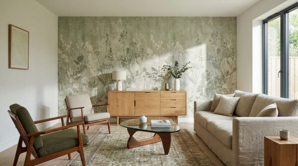 Giấy dán tường phòng khách cao cấp