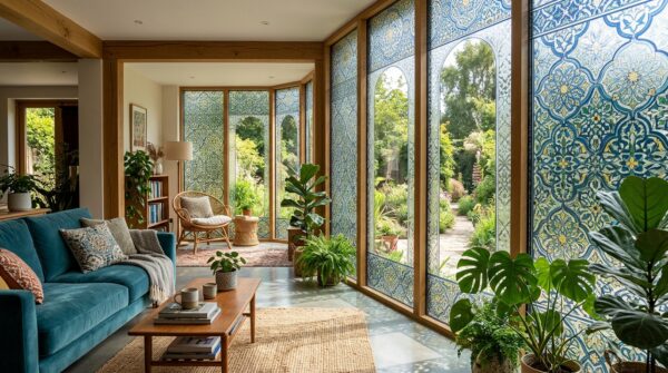 Hình ảnh giấy dán kính dùng để trang trí cho không gian