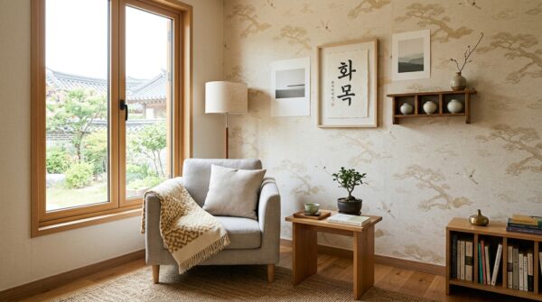 Mẫu giấy dán tường cho phòng khách