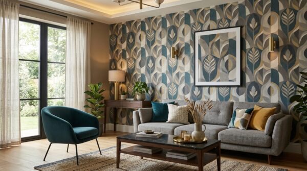 Mẫu giấy dán tường đơn giản