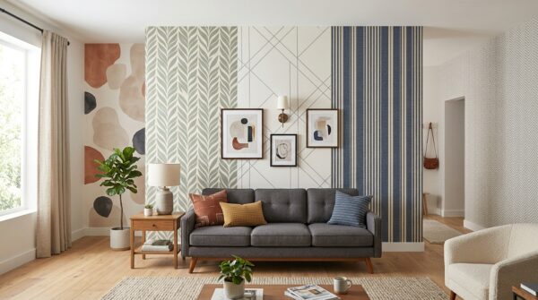Mẫu giấy dán tường hiện đại