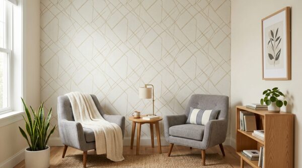 Mẫu giấy dán tường cho căn phòng nhỏ