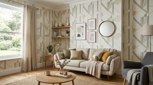 Mẫu giấy dán tường trang trí