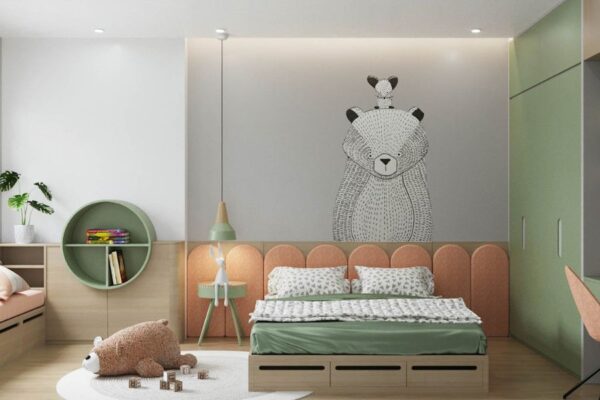 Decal dán tường phòng ngủ hiện đại