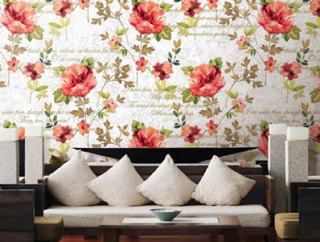 Mẫu giấy dán tường sang trọng