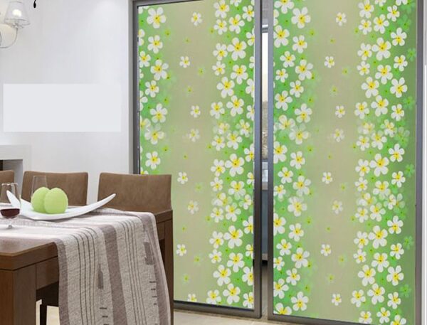 Mẫu giấy dán kính trang trí