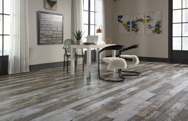 Mẫu sàn gỗ công nghiệp màu xám