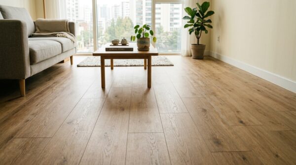 Hình ảnh sàn nhựa cho phòng khách