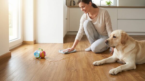 Hình ảnh sàn nhựa giả gỗ chống thấm nước