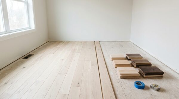 Hình ảnh sàn gỗ được thi công