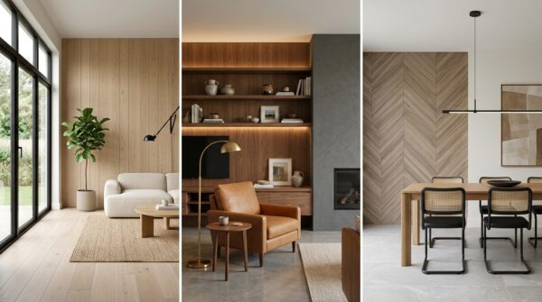 Ốp gỗ công nghiệp cho các không gian