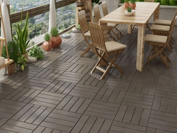 Gỗ vỉ nhựa quán cafe