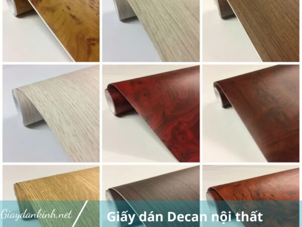 các mẫu decan dán nội thất
