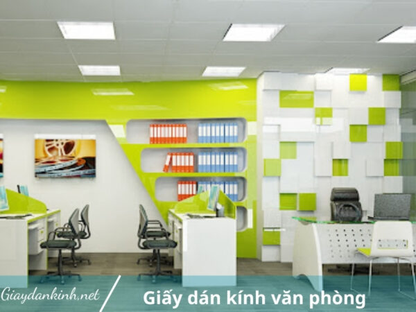 giấy dán kính nơi làm việc