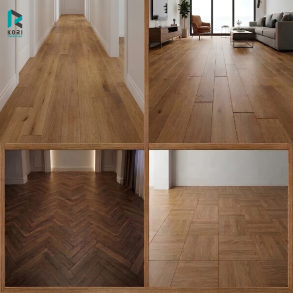 Các kiểu lát sàn gỗ đẹp